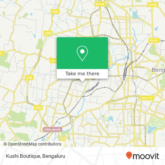 Kushi Boutique, 3rd Cross Road Bengaluru KA map