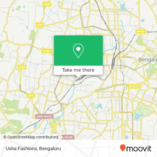 Usha Fashions, 14th Cross Road Bengaluru KA map