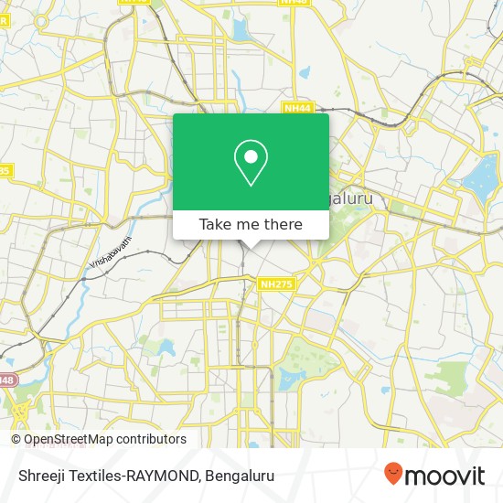 Shreeji Textiles-RAYMOND, Chickpet Main Road Bengaluru 560002 KA map