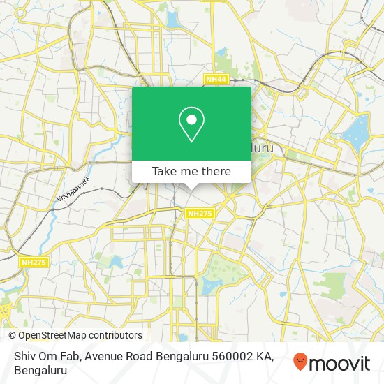 Shiv Om Fab, Avenue Road Bengaluru 560002 KA map
