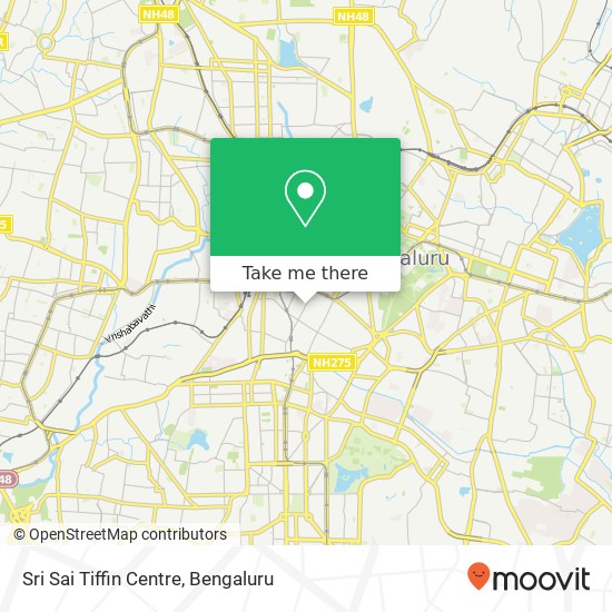 Sri Sai Tiffin Centre, RT Street Bengaluru 560002 KA map