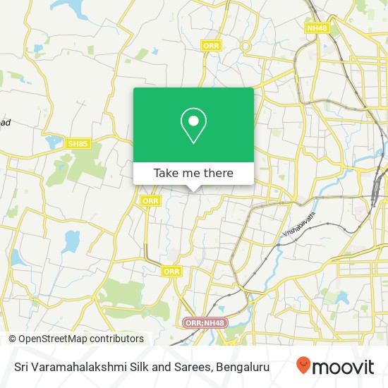 Sri Varamahalakshmi Silk and Sarees, 60 Feet Road Bengaluru KA map