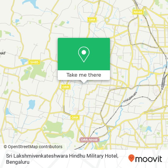 Sri Lakshmivenkateshwara Hindhu Military Hotel, 60 Feet Road Bengaluru 560072 KA map