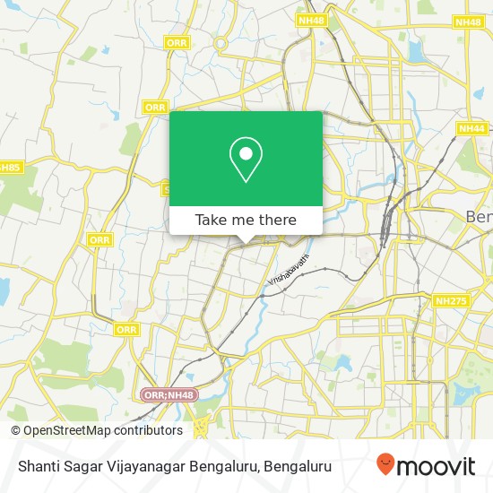 Shanti Sagar Vijayanagar Bengaluru, Woc Road Bengaluru 560040 KA map