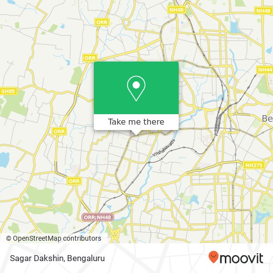 Sagar Dakshin, Service Road Bengaluru 560040 KA map