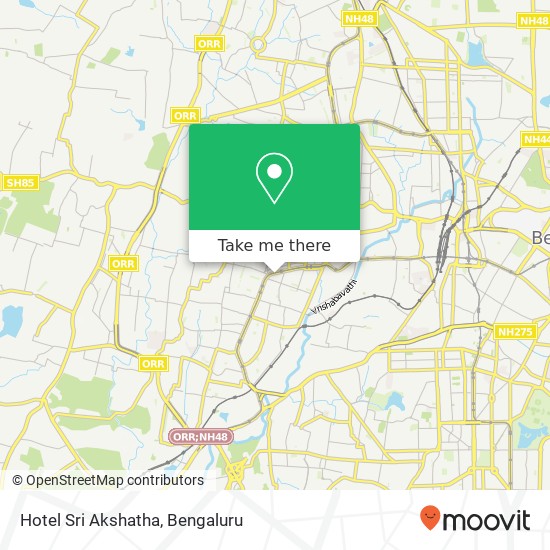 Hotel Sri Akshatha, Service Road Bengaluru 560040 KA map