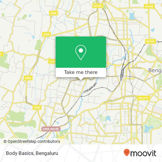 Body Basics, 1st Main Road Bengaluru 560040 KA map