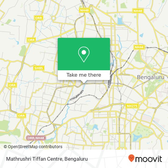 Mathrushri Tiffan Centre, Magadi Main Road Bengaluru KA map