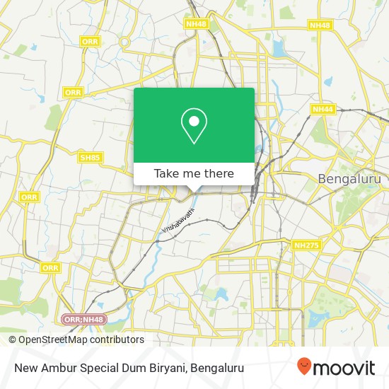 New Ambur Special Dum Biryani, Magadi Main Road Bengaluru KA map