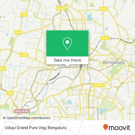 Udupi Grand Pure Veg, Magadi Main Road Bengaluru KA map
