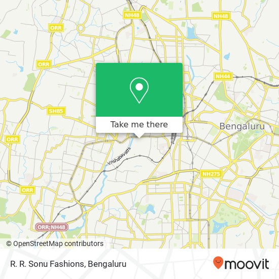 R. R. Sonu Fashions, 10th Cross Road Bengaluru 560023 KA map
