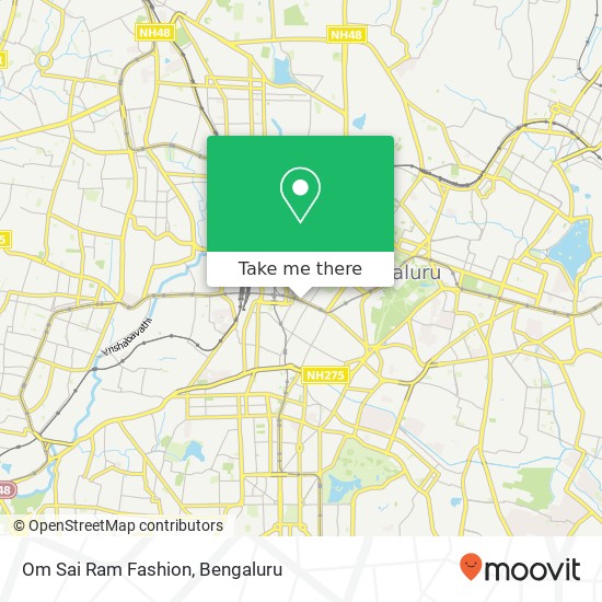 Om Sai Ram Fashion, Kempegowda Road Bengaluru 560009 KA map