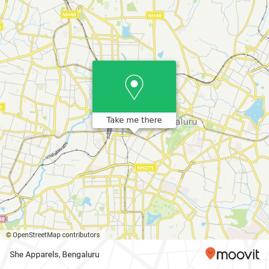 She Apparels, Kempegowda Road Bengaluru 560009 KA map