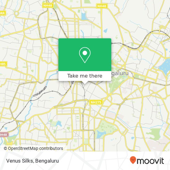 Venus Silks, Srinivasa Mandiram Road Bengaluru KA map