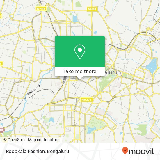 Roopkala Fashion, Kempegowda Road Bengaluru 560009 KA map