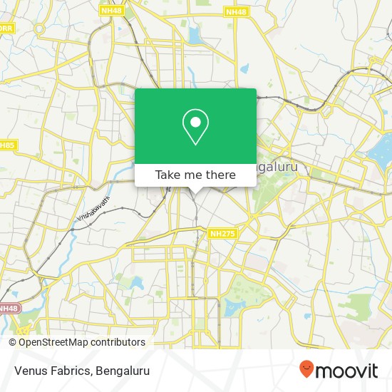 Venus Fabrics, Srinivasa Mandiram Road Bengaluru KA map