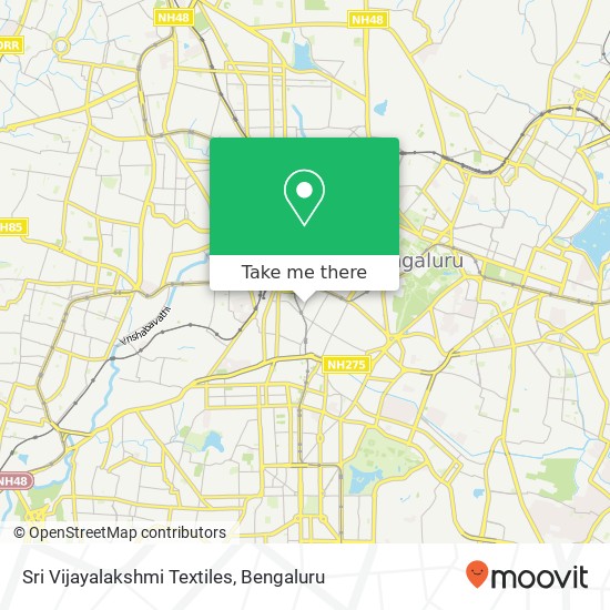 Sri Vijayalakshmi Textiles, 3rd Cross Road Bengaluru KA map