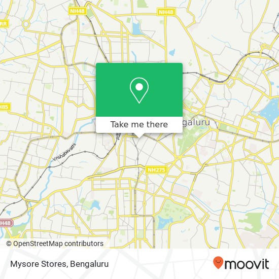 Mysore Stores, Srinivasa Mandiram Road Bengaluru KA map