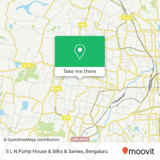 S L N Pump House & Silks & Sarees, 2nd Main Road Bengaluru KA map