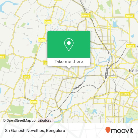 Sri Ganesh Novelties, 8th Cross Road Bengaluru 560079 KA map