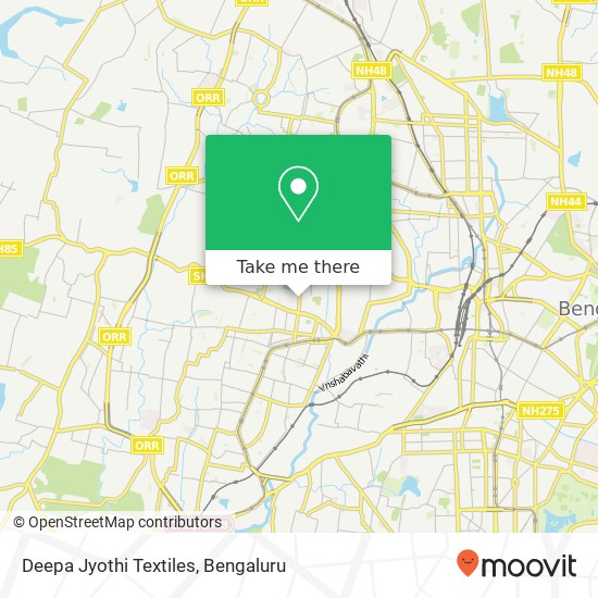 Deepa Jyothi Textiles, 8th Cross Road Bengaluru 560010 KA map