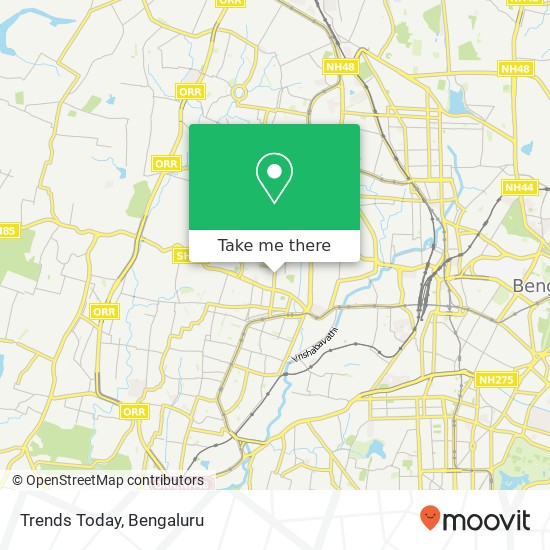 Trends Today, 8th Cross Road Bengaluru 560010 KA map