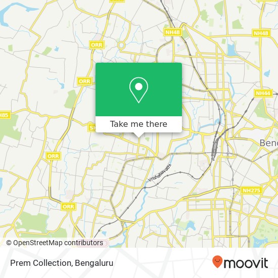 Prem Collection, 8th Cross Road Bengaluru KA map