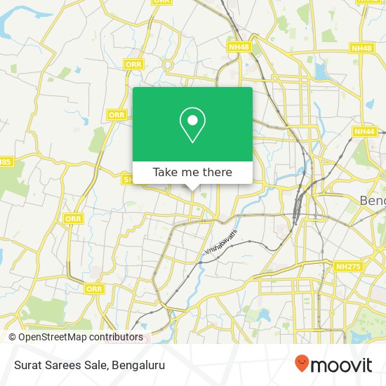 Surat Sarees Sale, 8th Cross Road Bengaluru 560010 KA map