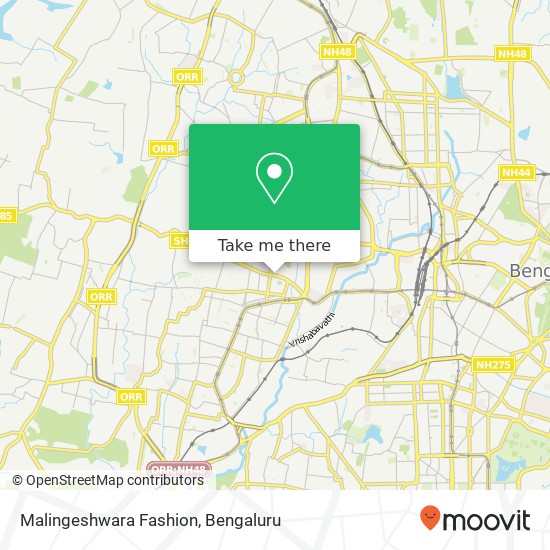 Malingeshwara Fashion, Magadi Main Road Bengaluru 560010 KA map