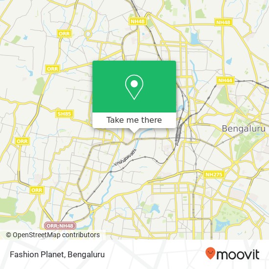 Fashion Planet, 80 Feet Road Bengaluru KA map