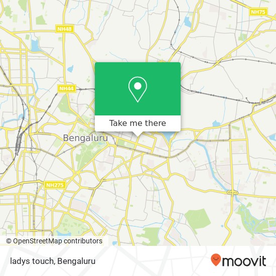 ladys touch, Bharath Rathna K Kamaraja Road Bengaluru 560001 KA map