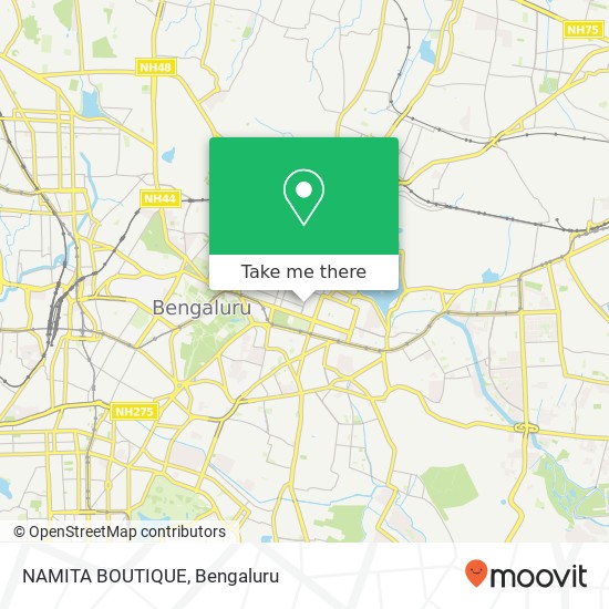 NAMITA BOUTIQUE, Main Guard Cross Road Bengaluru 560001 KA map