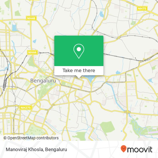 Manoviraj Khosla, Dickenson Road Bengaluru 560008 KA map