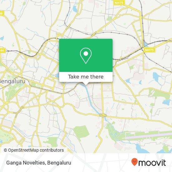 Ganga Novelties, 1st Main Road Bengaluru 560008 KA map