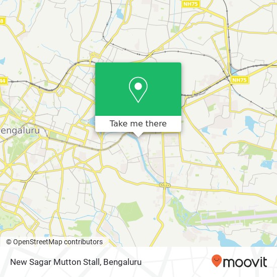 New Sagar Mutton Stall, 1st Main Road Bengaluru 560008 KA map