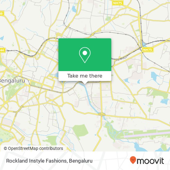 Rockland Instyle Fashions, 1st Main Road Bengaluru 560008 KA map