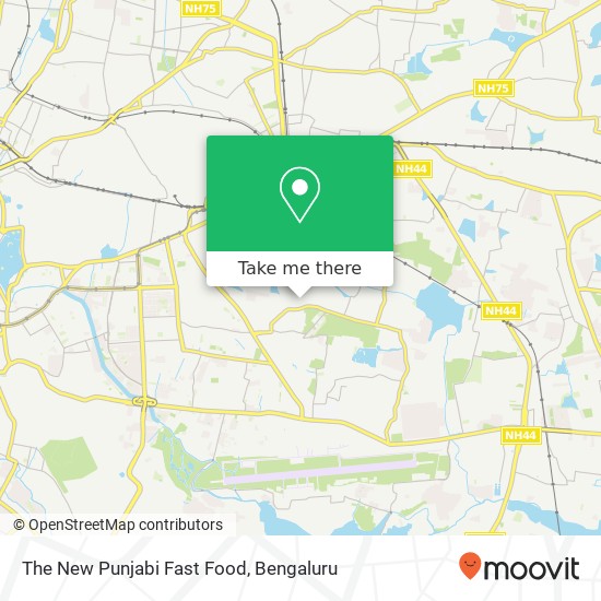 The New Punjabi Fast Food, Byrasandra Main Road Bengaluru 560093 KA map