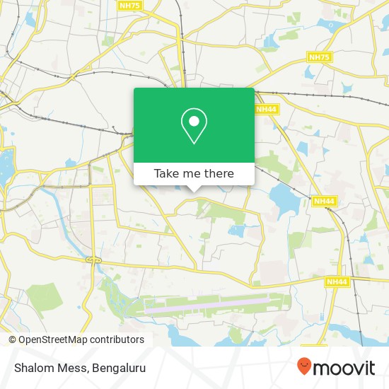 Shalom Mess, Byrasandra Main Road Bengaluru 560093 KA map
