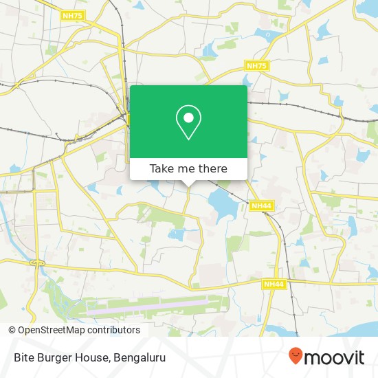 Bite Burger House, Kaggadasapura Main Road Bengaluru KA map