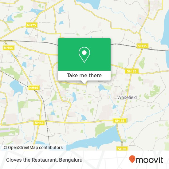 Cloves the Restaurant, Itpl Main Road Bengaluru 560066 KA map