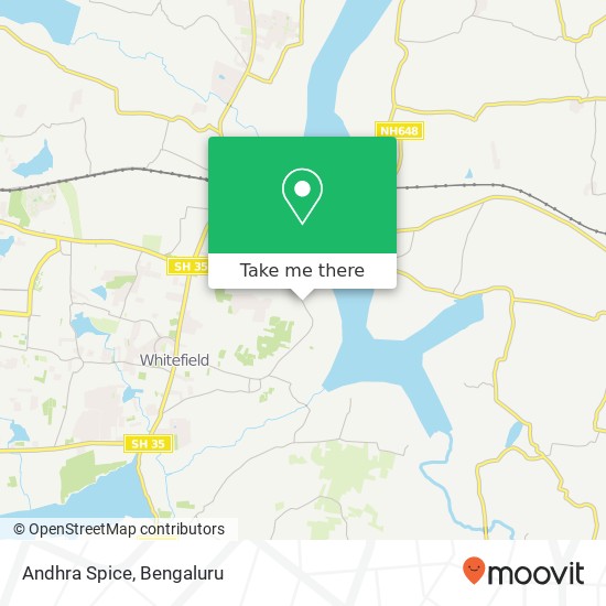 Andhra Spice, Immadihalli Main Road Bengaluru KA map