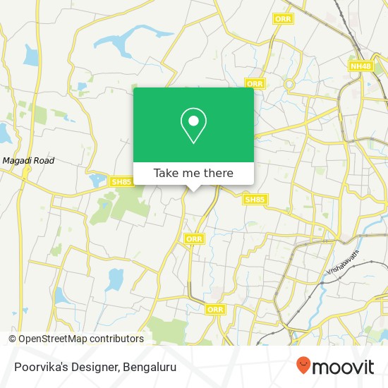 Poorvika's Designer, 1st Main Road Bengaluru 560091 KA map