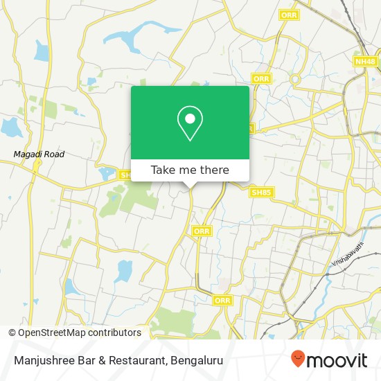 Manjushree Bar & Restaurant, Kengeri Main Road Bengaluru 560072 KA map