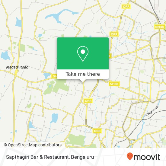 Sapthagiri Bar & Restaurant, Hanuman Nagar Main Road Bengaluru 560072 KA map