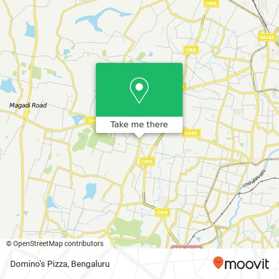 Domino's Pizza, Outer Ring Road Bengaluru 560072 KA map