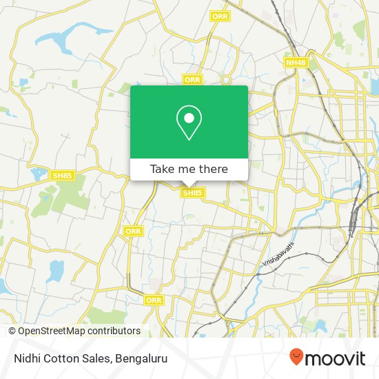 Nidhi Cotton Sales, Magadi Main Road Bengaluru KA map