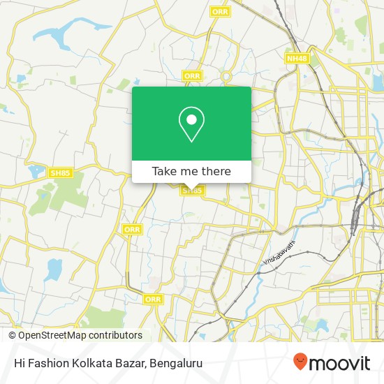 Hi Fashion Kolkata Bazar, 1st Main Road Bengaluru KA map