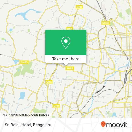 Sri Balaji Hotel, Magadi Main Road Bengaluru KA map