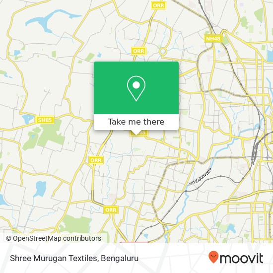 Shree Murugan Textiles, 2nd Main Road Bengaluru KA map