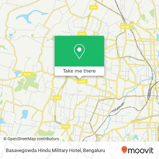 Basavegowda Hindu Military Hotel, Magadi Main Road Bengaluru 560079 KA map